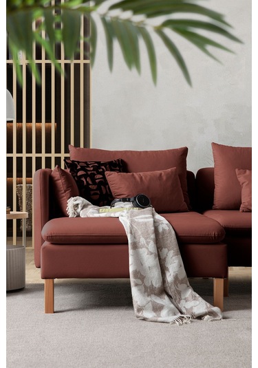 Flexy Köşe Koltuk Takımı Kiremit