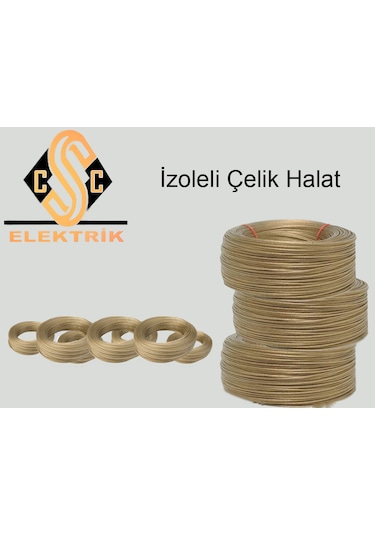 3mm Pvc İzoleli Çelik Halat 200 Metre
