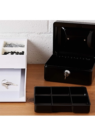 Mühlen Cash Box Cb150 Mini Boy Taşınabilir Para Kutusu (Siyah Ren