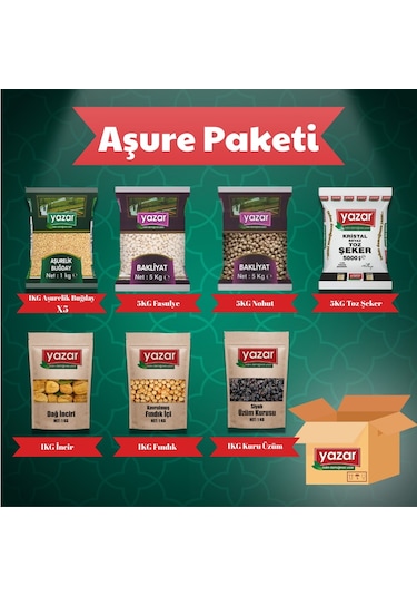 Yazar Karma Aşure Paketi 23 Kg