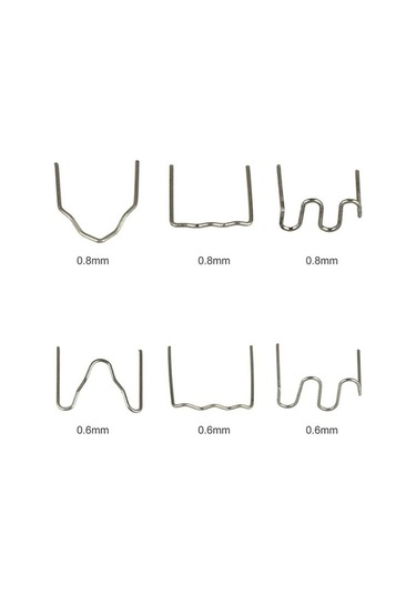 Pazly 1000 Adet Tungsten Çelik Plastik Kaynak Teli - Profesyonel Otomobil Tampon Tamir Çözümü