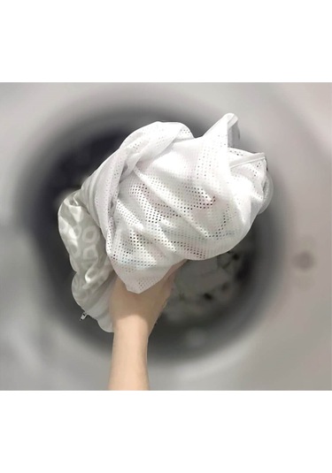 Welcomebaby Babyjem Kirli Torbası & Çamaşır Yıkama Torbası Beyaz