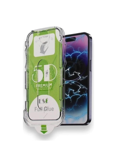 Apple iPhone 15 Uyumlu Plus Otomatik Yapışan Hayalet Ekran Koruyucu