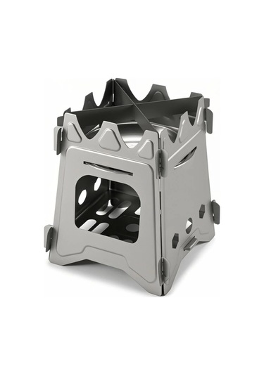 Mufunye Kamp Titanyum Odun Sobası, Ultralight Folding - Taşınabilir Ve Kolay Kullanım Çok Renkli