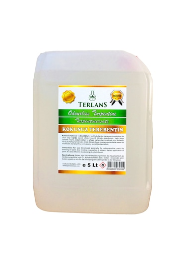 Terlans Kokusuz Terebentin 5 Litre Kokusuz Tiner