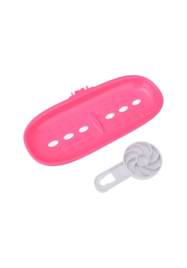 Suntek Banyo Duş Sabunluk Tutucu Kendinden Kırmızı Kırmızı Diğer