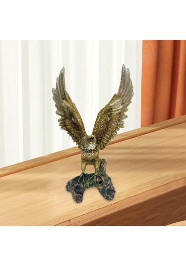 Suntek Kartal Reçine Süsler Heykeli Yatak Odası Meslektaşı 9,8cmx7cmx23,5cm