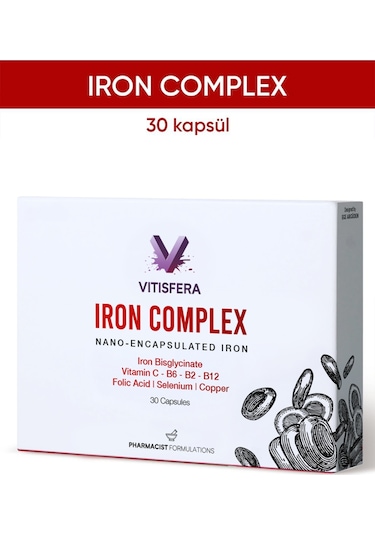 Vitisfera Iron Complex 30 Kapsül