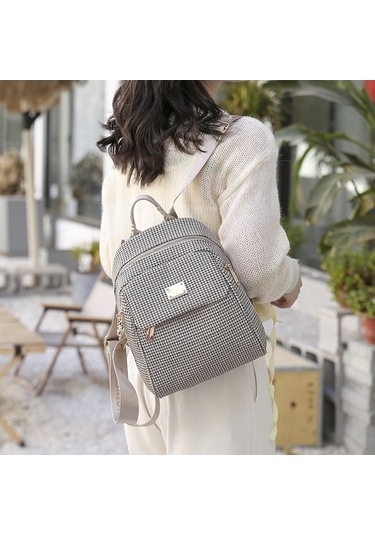 Maoyaya Jingpin Msd-2204 Oxford Kumaş Kadın Sırt Çantası - Şık Ve Dayanıklı 40g Geo Black