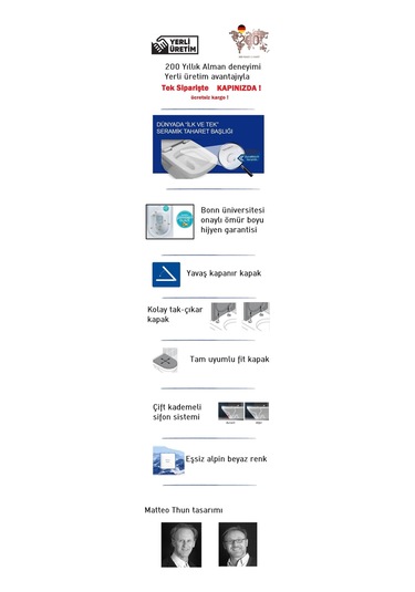 Duravit Klozet Özel Kutulu Durastyle Asma  Kapak Dahil 45363900A1