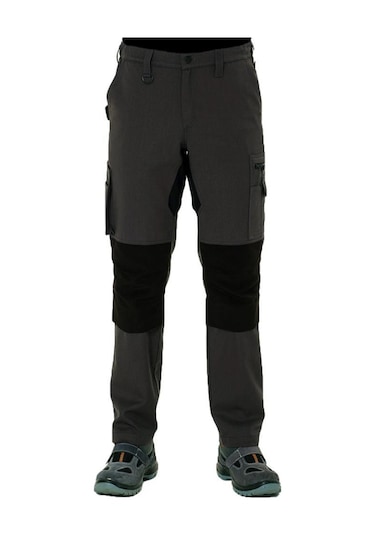 Şensel, İş Pantolonu, Gri-Siyah -54E6182- İş Elbisesi-Kıyafeti Gri