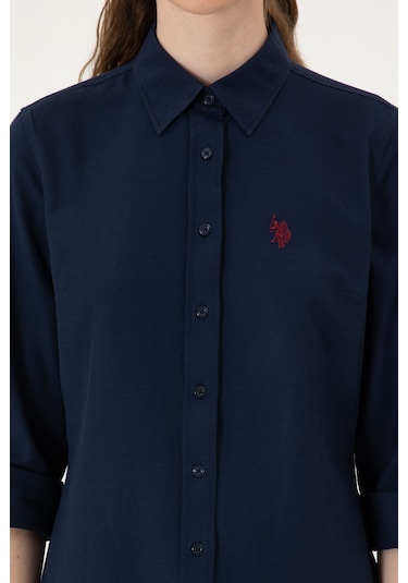 U.s. Polo Assn. Kadın Lacivert Gömlek Basic 50316711-vr033 Lacivert
