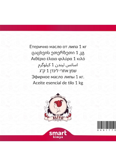 Elito Ihlamur Uçucu Yağı Oleum Tilia Cordata 1 KG