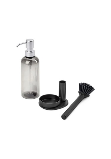 Periboia Silikon Fırçalı Sıvı Sabunluk Deterjanlık - Stantlı Mutf Diğer