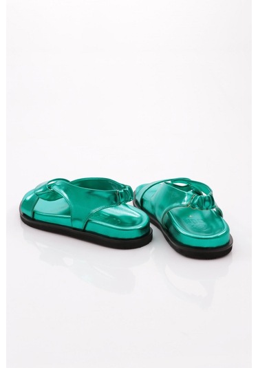 Dgn 3040 Kadin Çapraz Bantli Sandalet 3040-2261-R7996 Yeşil