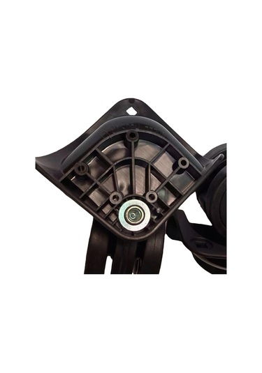 Homyl 2 Adet Bagaj Tekerlekleri Bavul Silindiri Tamir Parçaları Siyah