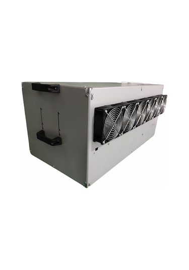 RigBu Kapalı Mining Rig Kasası SK53 Fanlı Gri