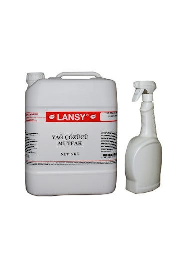 Lansy Yağ Çözücü Mutfak 5 KG + Uygulama Spreyi