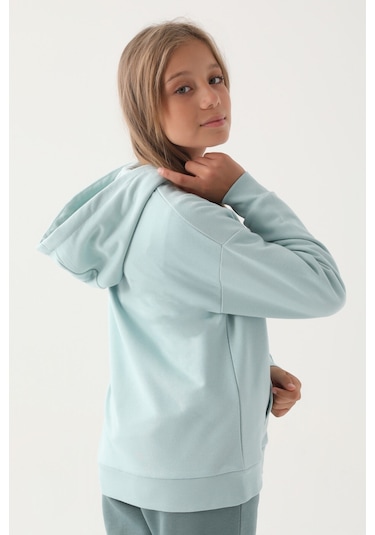 Kappa Kız Çocuk Mint Sweatshirt Mint