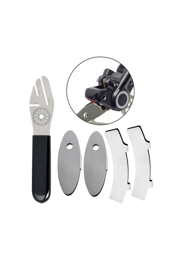 Suntek Disk Fren Rotor Truing Çatal Aracı Mtb Cx Yol Bisikleti Gümüş