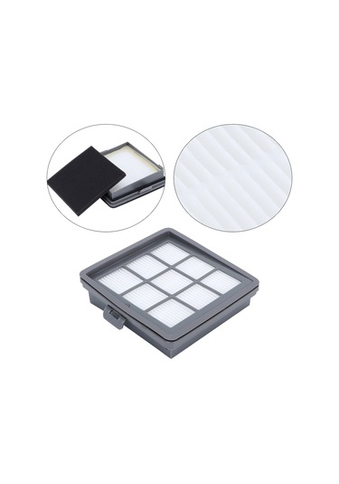 Konesam Electrolux Vc-t3515e, T55, T53, T51, Vc-t3311e Süpürgeleri İçin Yedek Hepa Filtre + Filtre Pamuk, Toz Filtreleme, Kolay Kurulum, Dayanıklı Abs Malzeme