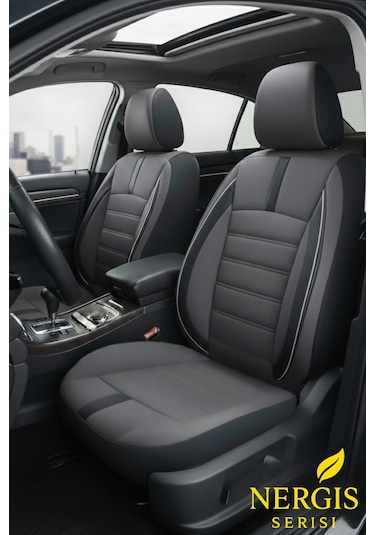 Toyota Avensis 2003 2018 Araca Uyumlu Oto Koltuk Kılıfı Tay Tüyü Füme Renk