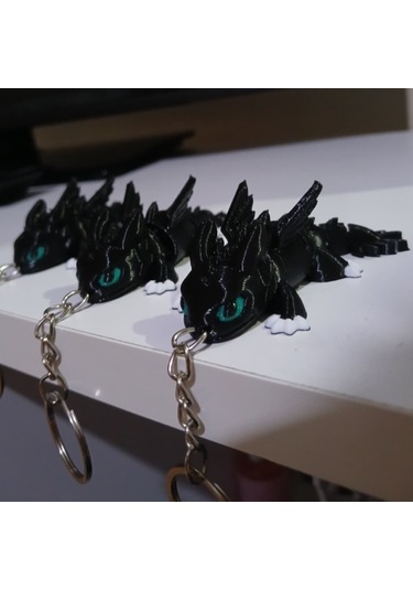 3dfuryam Hareketli Dişsiz Anahtarlık