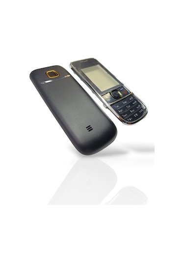 Nokia 2700 Kapak Nokia 2700 Uyumlu Siyah Ön Kapak Arka Kapak Tuş