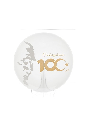 29 Ekim Cumhuriyet Bayramı Atatürk Servis Sunum Tabağı 28 Cm