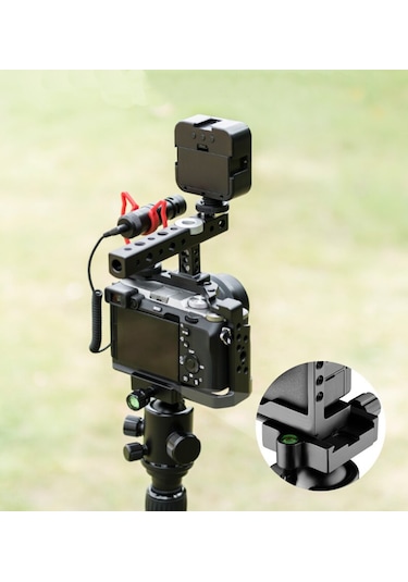Ayex C24 Cage, Kamera Kafesi Sony A7C Uyumlu (Sony Alpha 7C, ILCE
