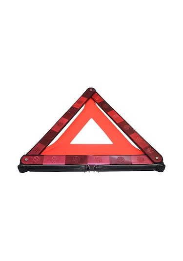 Btl E4 Belgeli Metal Ayaklı Tuv Yönetmeliğne Uygun Otomotiv Üçgen Reflektör