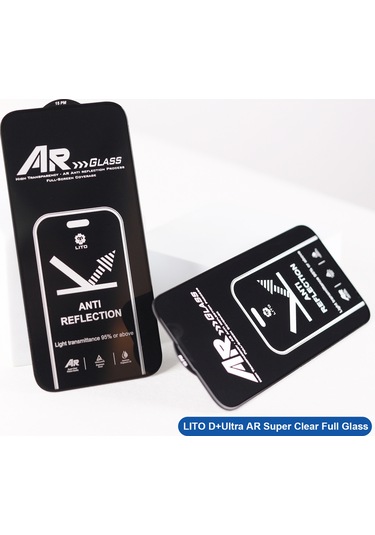 Lito D+ Ultra Ar Full Glass Apple Uyumlu iPhone 15 Pro Ekran Koruyucu