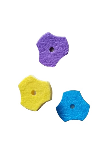 Tek Kullanımlık Tuvalet Sifonlu Yedek Fırça Sifonlu Yedekler-50 Yedek Çok Renkli