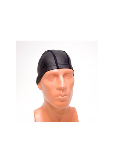 Silikon Kaplamalı Kumaş Yüzücü Bonesi Siyah Yetişkin/çocuk Nabaiji Meridyendukkan Siyah