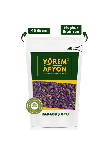 Erzincan Yöresinden Anadolu Nun Kokulu Cevheri Mor Mucize Karabaş Otu Lavandula Stoechas 40gr.