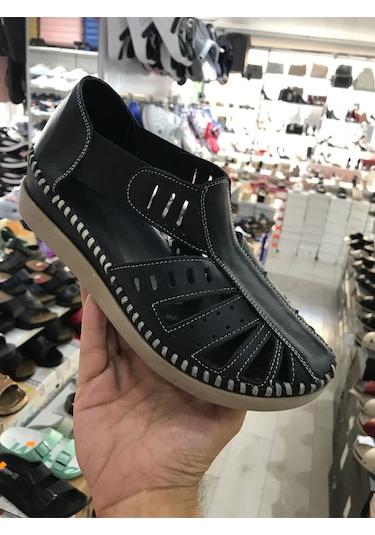 Casso Önü Kapalı Sandalet Siyah