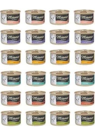 Miamor Pastete Karışık Kedi Yaş Maması 24 x 85 G