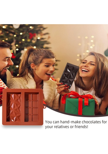 Çikolata Kalıbı Derin Dubai 20,5 18,5 Cm Fıstıklı Çikolatalı Kek Silikon Kalın Kalıp Kekleri, Büyük Şekerlemeleri Doldurmak İçin Diğer