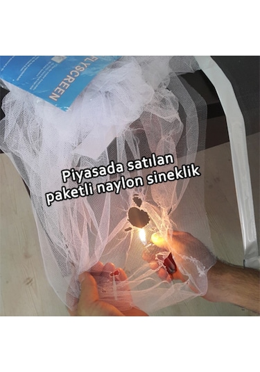 Cırtlı Yapışkanlı Pencere Sineklik - Pvc Pimapen Cam Sinekliği