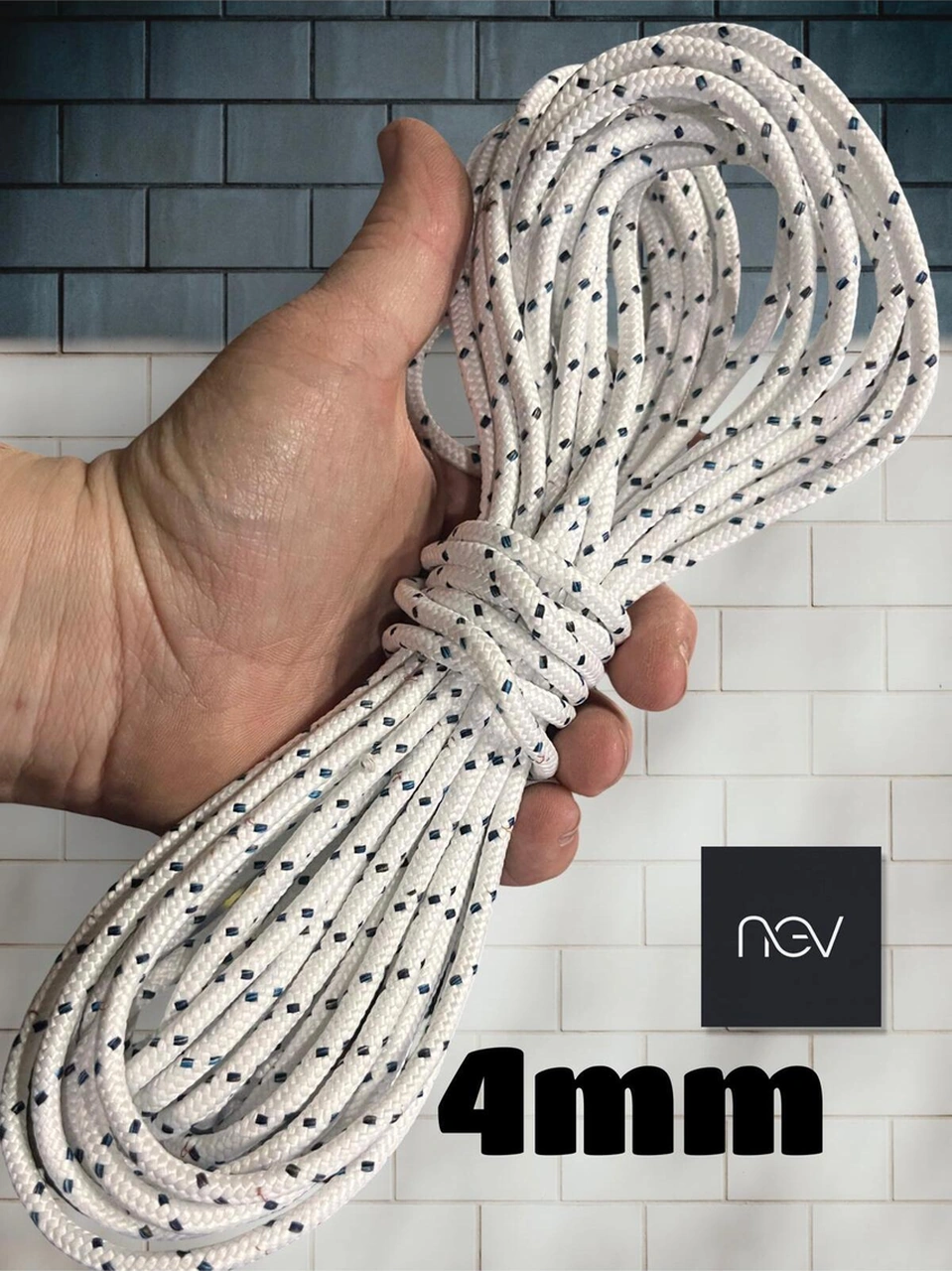 İpek Halat , İskota Halat , Gemici Halatı , Salıncak İpi - 4mm 50 Metre