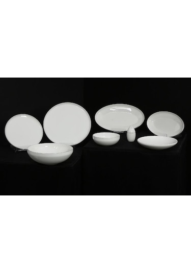 Vitale 30 Parça Platin Fine Bone Yemek Takımı Mtfk.0160