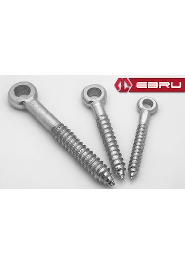 Delikli, Gözlü Vida 10 - 5 Adet 0-8