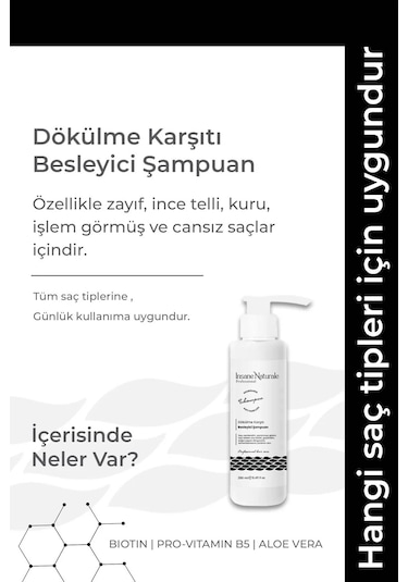 Dökülme Karşıtı Besleyici Şampuan 250 Ml