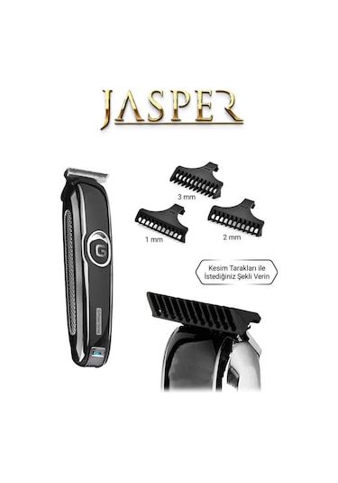 Jasper 1011 T Bıçak Saç Sakal Şarjlı Tıraş Makinesi
