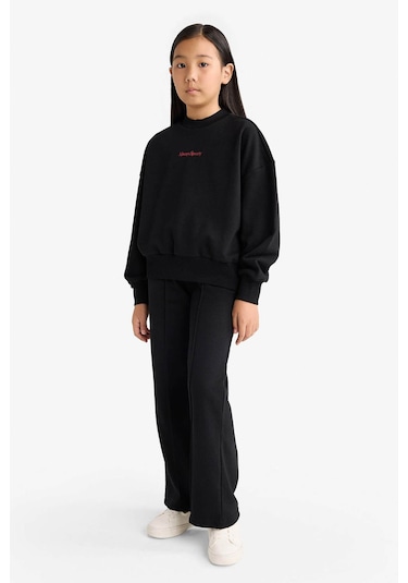 Defacto Siyah Kız Çocuk Alt-üst Takım F2564a8/bk81 Siyah