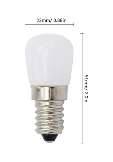 E14 Mini Led Ampul 1.5w Ses Buzdolabı Dondurucu Led Smd Lamba Spot Ampuller Avizeler Aydınlatma Ac220v Beyaz