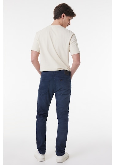 Lee Luke Slim Fit Dar Kesim Düşük Bel Dar Paça Antrasit Erkek Esnek Jean Denim Kot Pantolon L719121003 Siyah