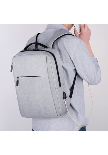 Fastbuy 15,6 Farklı Renkli Dizüstü Bilgisayar Sırt Çantası Siyah