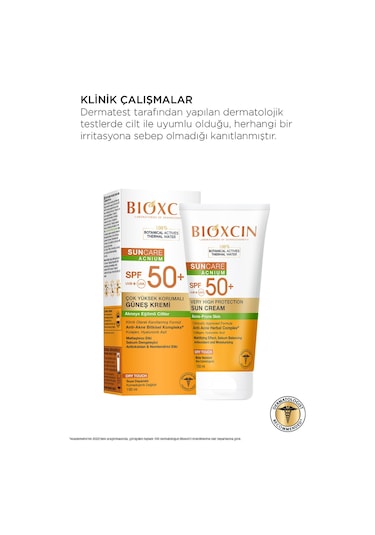 Bioxcin Sun Care Akneye Eğilimli Ciltler Için Güneş Kremi 50 Spf 150 Ml - Akne, Dry Touch, Mat, Kolajen
