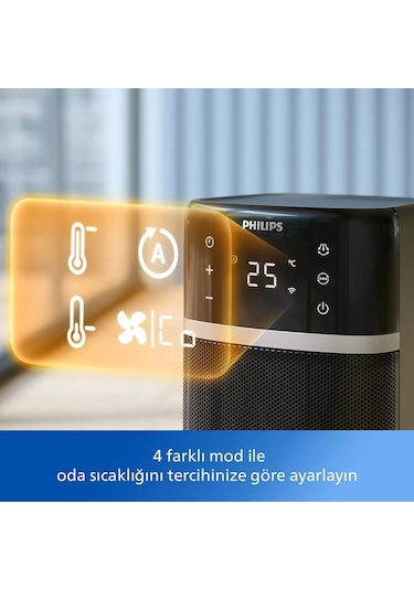 Philips CX5120/11 5000 Serisi Elektrikli Akıllı Kule Tipi Isıtıcı